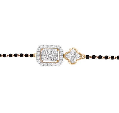 Radiant Shape Round Natural Diamond Women Tanmaniya Bracelet