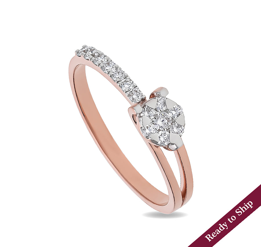 Basic Rose Gold Women Ring